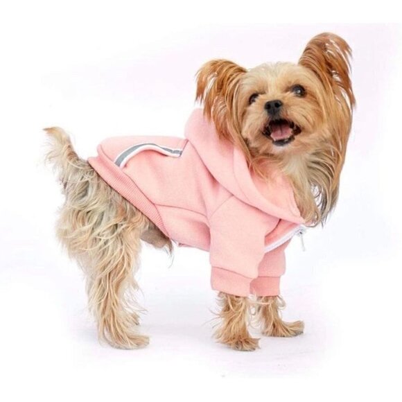 Other - dog hoodie with reflective strip pink   Box